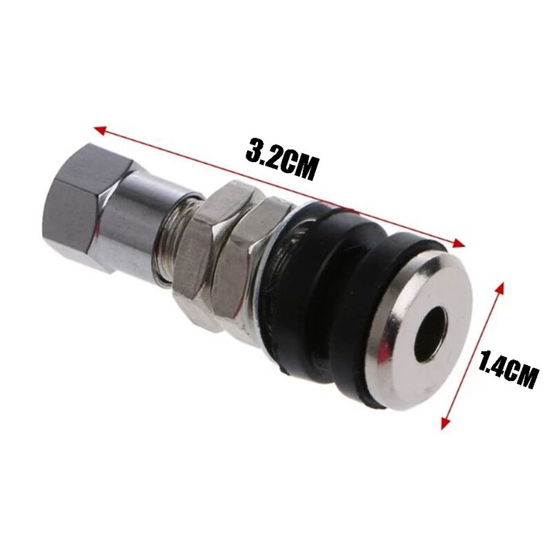 Brand New Tubeless Valve Dust Cap Bolt-in Car For Motorcycle High Reliability No Stable Characteristics Stem Tire Tube