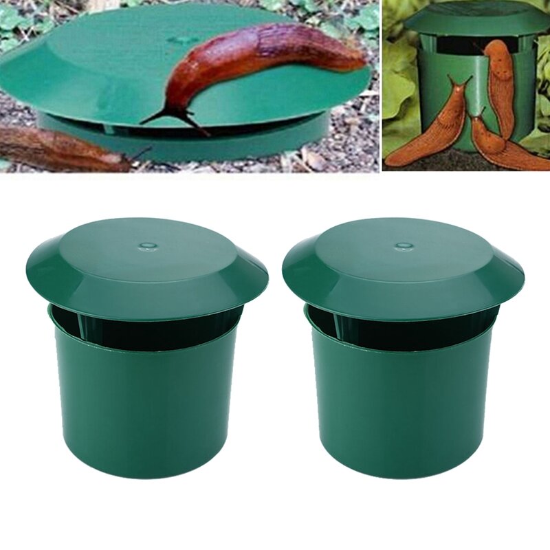 친환경 달팽이 트랩 케이지, 정원 트랩 도구, 식물 보호, 8 개