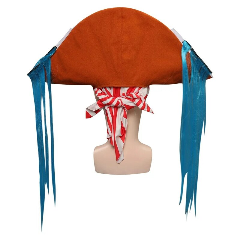 Buggy Cosplay Fantasy Pirate Cap, sombrero, bufanda, diadema, accesorios de disfraz, pañuelo, accesorios de Halloween, regalos