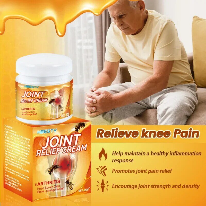 Синовиальный крем для суставов колена, мазь с пчелиным ядом, лечение подагры, массажный крем эффективно снимает боль в мышцах и суставах
