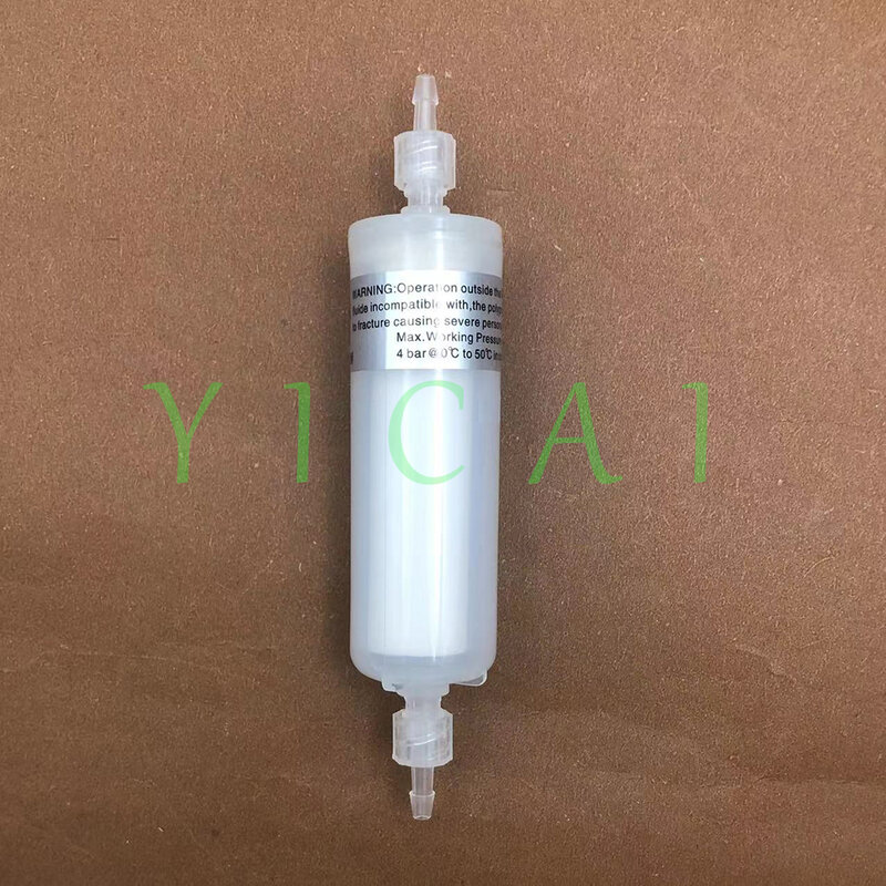 10 pz capsula filtro inchiostro cilindrico 5u 8cm lungo Allwin Gongzheng crystaljet witcolor SPT Xaar Konica solvente stampante a getto d'inchiostro