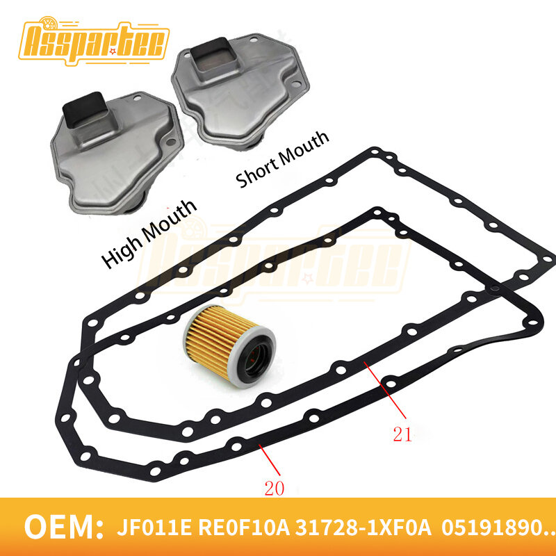 Applicable For Nissan transmission filter oil grid+gasket+filter element RE0F10A 31728-XF0A JF011E