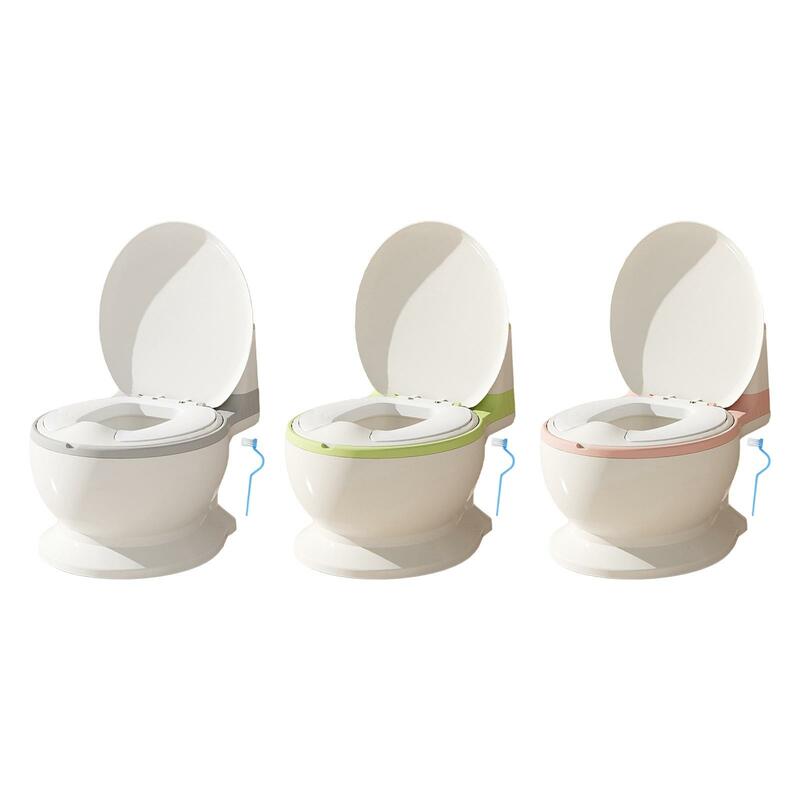Baby Töpfchen Toilette (Bürste enthalten) bequeme realistische Toilette abnehmbare Töpfchen für Alter 0-7 Babys Mädchen Jungen Kinder Kleinkinder