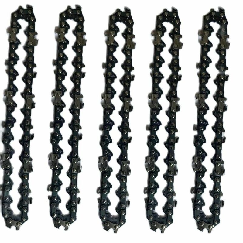 3Pcs 4 Inch Chainsaw Chain Guide Saw Chain 133mm Mini Chainsaw Chain Replacement Accessory for Wood Cutting