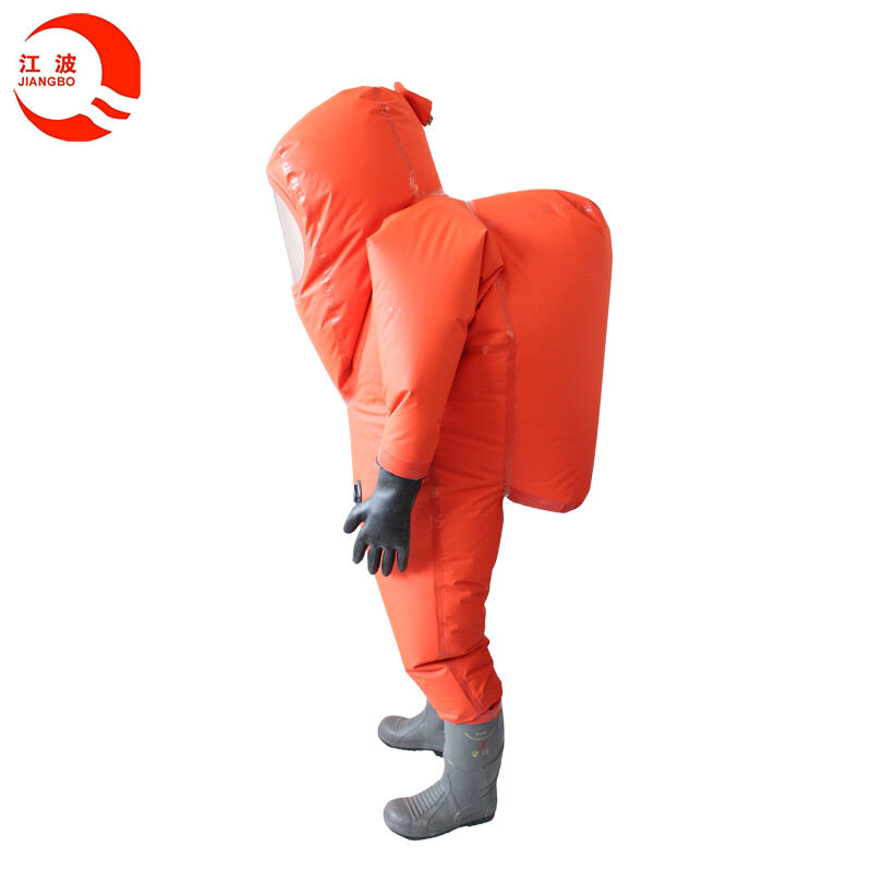 Traje de proteção química EN943 Avançado Hazmat Suit, Hermeticidade, Terno de proteção