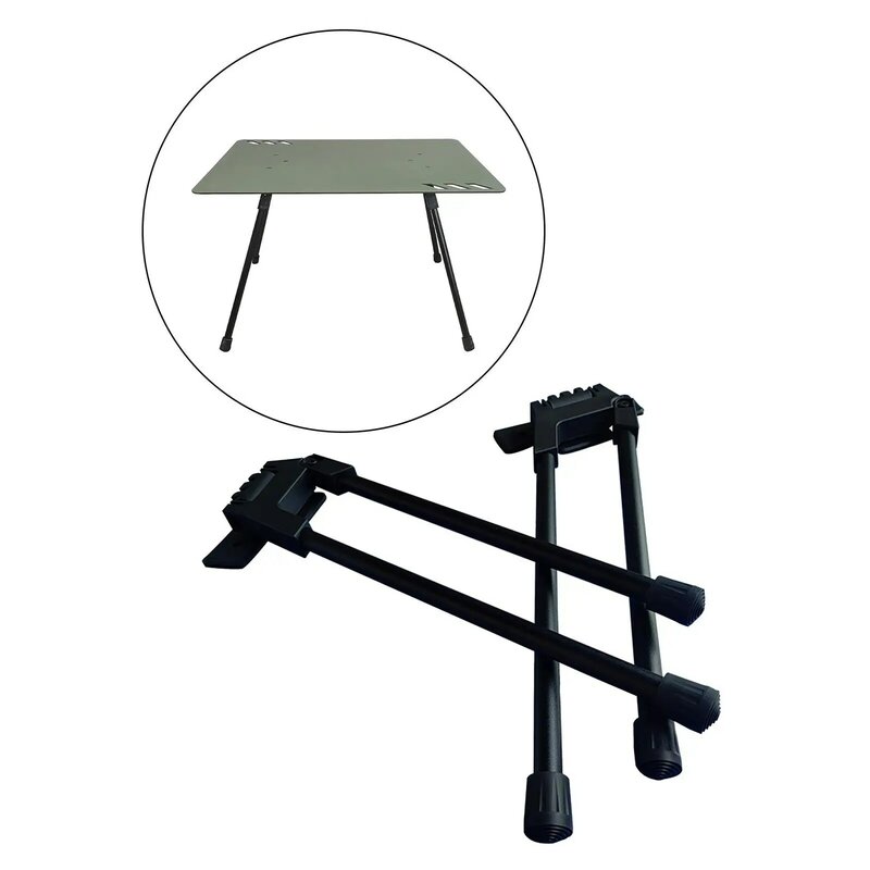 2Pcs Folding Table Legs DIY Projects Nylon Furniture Legs for Mini Computer Desk Bench Camping Table
