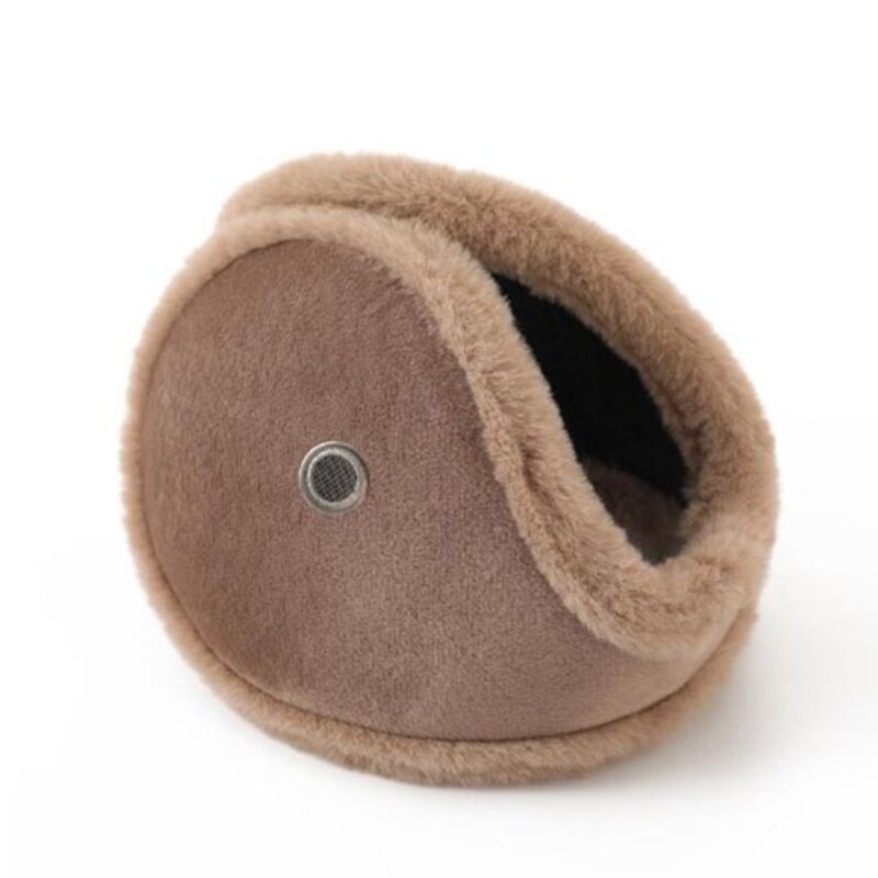Plush Warm Thicken Velvet Earmuff Warm Thickening Cycling Fleece Rabbit Fur Ear Cover Windproof Soft and Skin Friendly