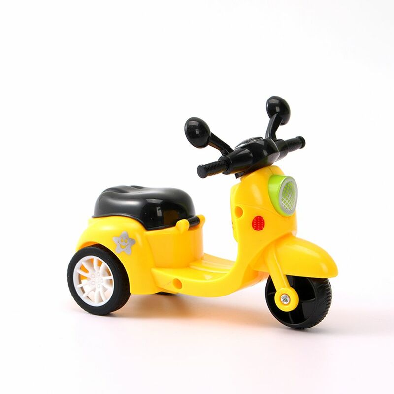 Vehículos divertidos de dibujos animados, modelo de motocicleta de simulación, aprendizaje temprano para niños, coche de inercia, coche extraíble, Mini motocicleta, juguete para niños