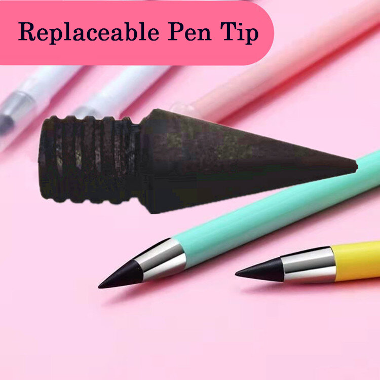 30Pcs Replaceable Pen Tip for Eternal Pencil Universal Eternal Pencil Head for No Ink Pen Unlimited Writing
