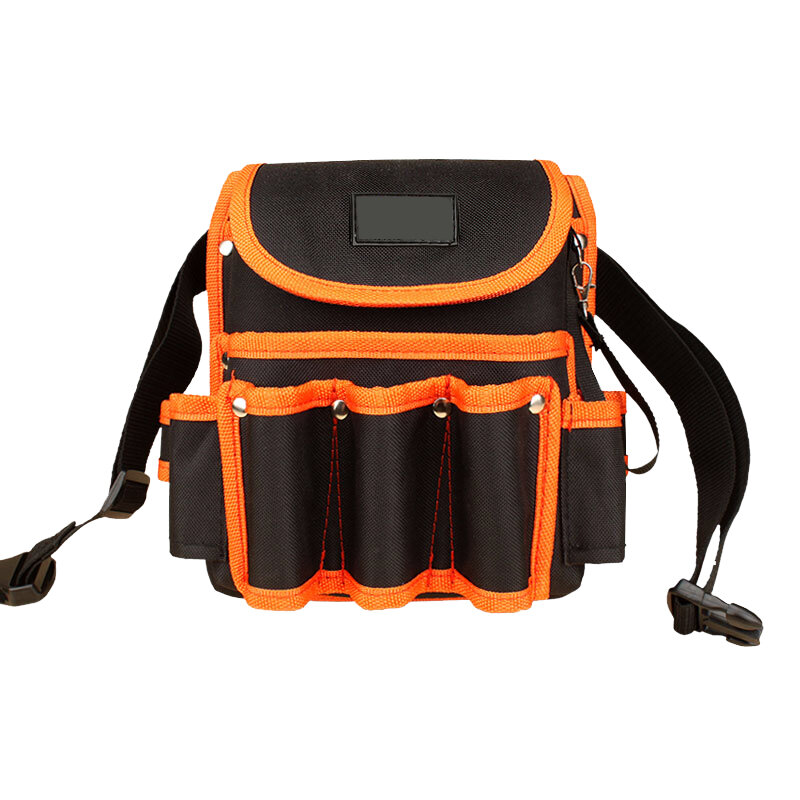 حقيبة أدوات الجيب، 2 كيس و7 حلقات كماشة، حزام حقيبة أدوات الخصر أكسفورد عالي التحمل للنجار الكهربائي