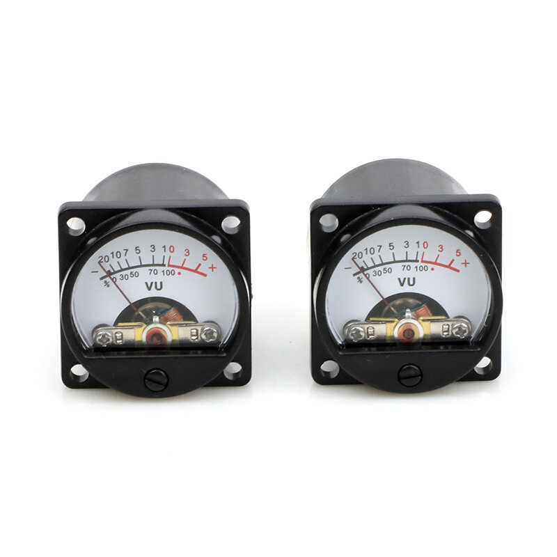 Free Postage VU Level Audio Meter Driver Board + 2pcs VU Meter With Warm Color Sound Pressure Meter 9V-20V AC Input