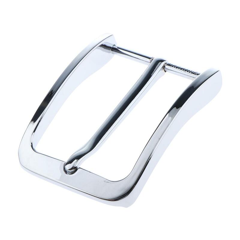Alloy Single Prong Rectangular Belt Buckle Metal Pin Buckle Replacement Mens