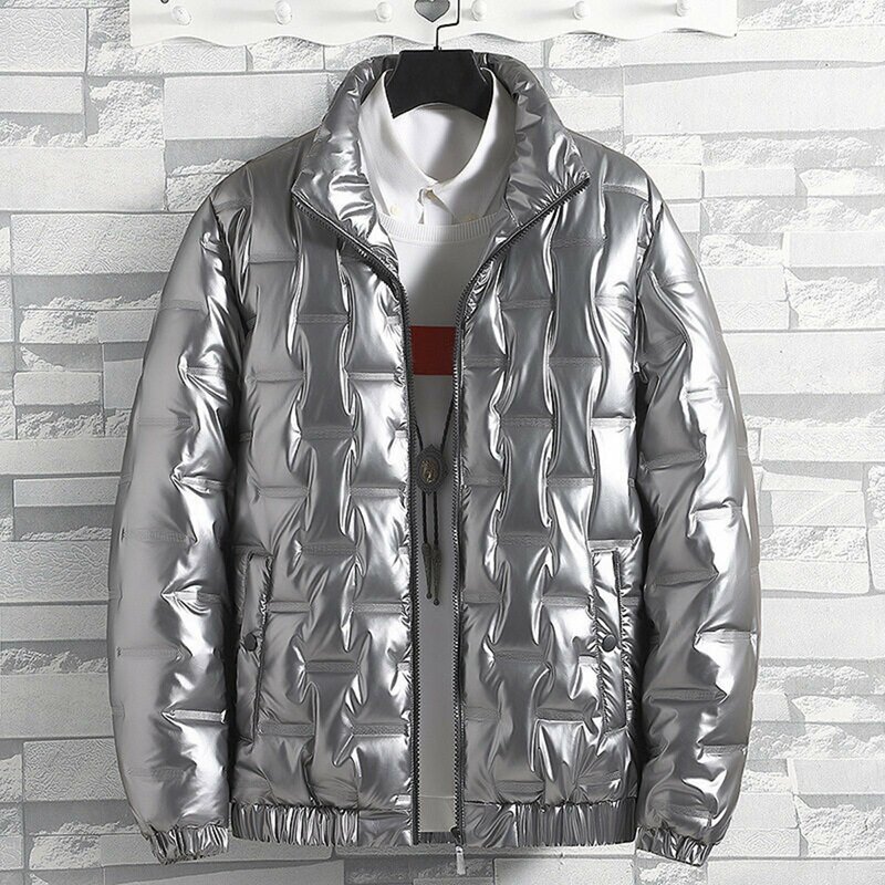 2023 New Plus Size Fashion Parka Men Casual Winter Cotton Padded Thick Windproof Waterproof Warm Down Jacket Coat Male Outwear