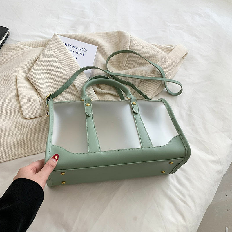Прозрачная Водонепроницаемая пляжная сумка из ПВХ, вместительная сумочка-желе в минималистичном стиле для путешествий и плавания, портативная женская сумка для стирки