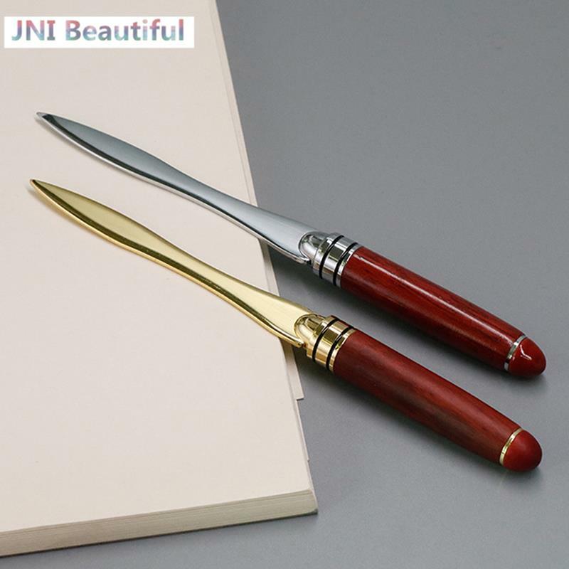 1 шт. деревянная ручка, Открыватель для писем, нож для резки бумаги из нержавеющей стали, конверты для пилок