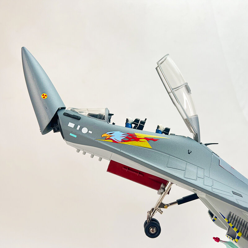 Modèle en alliage moulé sous pression de l'échelle 1:48 J-16 chasseur skip militaire jouet cadeau collection simulation affichage décoration