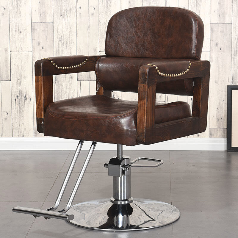 Cadeiras ergonômicas do barbeiro do metal para o cabeleireiro, equipamento do salão, moderno, cosmético, cabeleireiro, esteticista