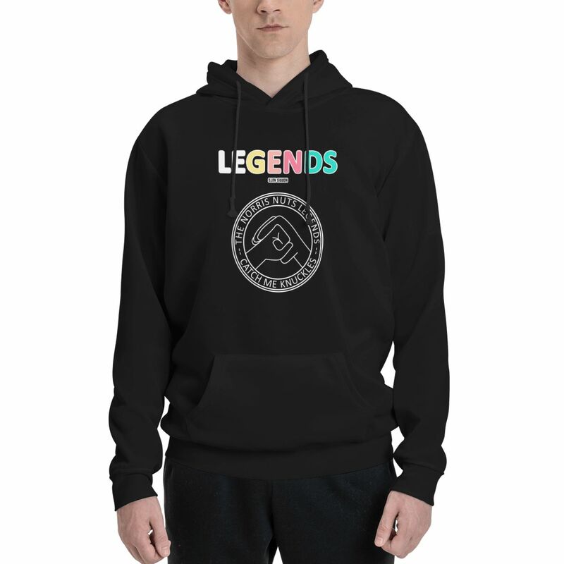 Norris Nuts Legends - Catch Me Knuckles Pullover Hoodie male clothes men's clothing new in hoodies and blouses
