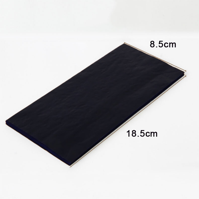 50pcs Carbon Paper Blue Double Sided Carbon Paper 48K Thin Type Stationery Paper Finance Copy Paper Office School Stationery