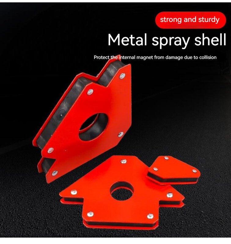 Triangle magnetic welding bracket welding bracket 45 ° 90 ° 135 ° multi angle magnetic welding locator auxiliary positioning