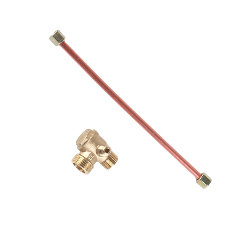 Liga de cobre substituição da válvula, acessórios do compressor de ar, tubo de escape, 3 portas, 200mm, 400mm, 600mm