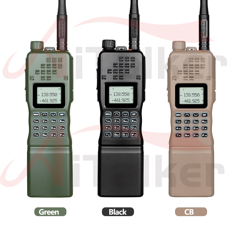 Baofeng-AR-152 VHF UHF Ham Radio, 15W, Poderoso, 12000mAh Bateria, Portátil, Jogo Tático Walkie Talkie, AN, PRC-152, Rádio em Dois Sentidos