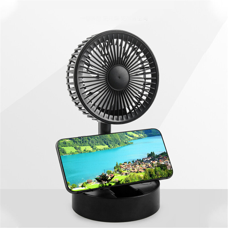 USB Mini Desktop Fan Portable Ultra-quiet Fan Foldable High Quality Student Personal Cute Cooling Ventilador 3-speed Adjustable