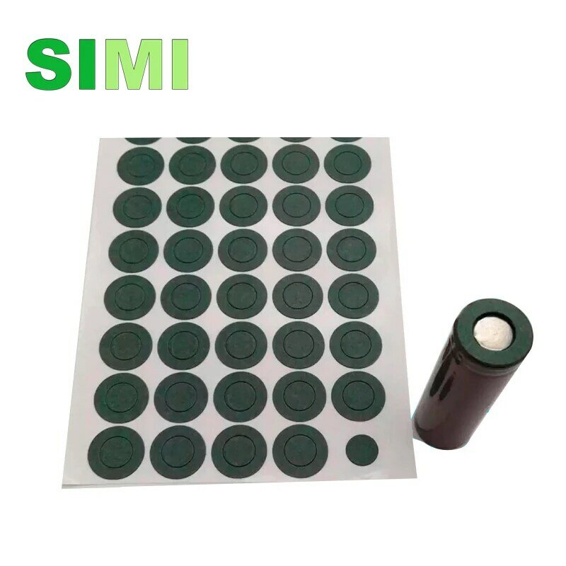 100 stücke 1s 18650 li Batterie isolation dichtung Klebe papier Lithium Pack Zell kleber Elektrode isolierte Pads