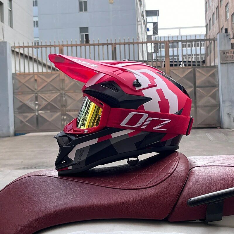 ORZ 오토바이 헬멧, 모토크로스 카스코스 파라 모토, 오프로드 오토바이 Abs, 남녀 도트