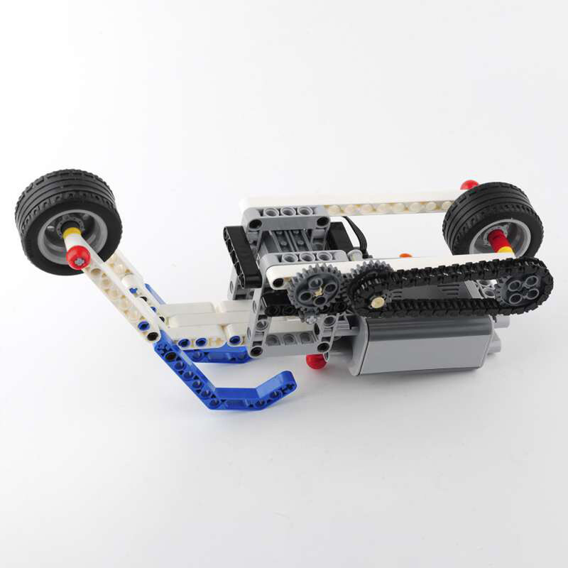 Технический Набор игрушечных роботов MOC, комплект кирпичей с колесами, бокс с батареей AA, мотор M, совместимый со строительными блоками legoeds Power Up 8883 8881