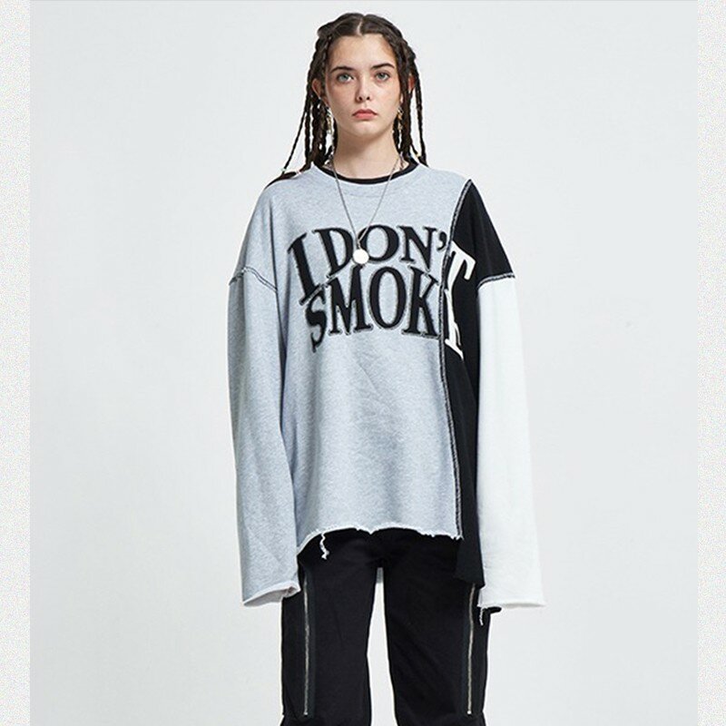 Yuqi Vintage Y 2K Sweatshirt Streetwear Vrouwen Oversized Esthetische Amerikaanse Pullover Hippie Designer Hoodies Unisex Fashion Goth