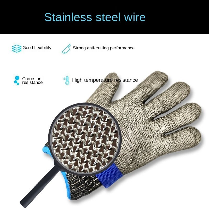 ステンレス鋼線,切断,耐切断性の安全手袋
