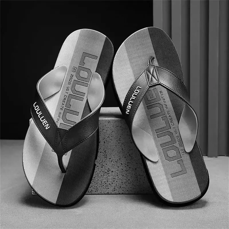 demi-season size 41 luxury man mule Slippers brown flip flops shoes men white sandal sneakers sports high fashion cheapest