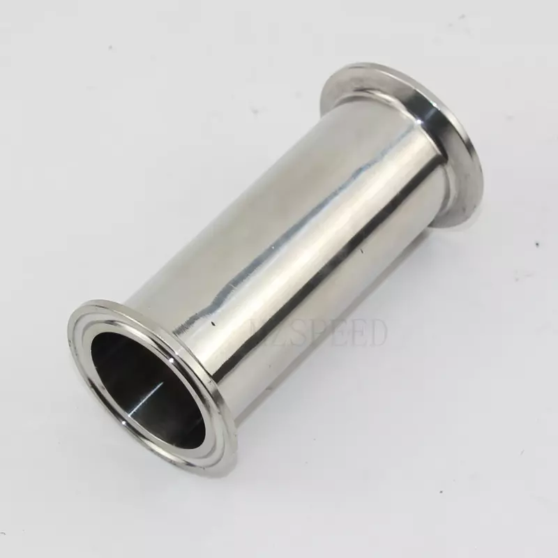 1.5"OD 38MM 2"OD51MM Sanitary Spool Tube Ferrule 50.5MM Flange Silicon Gasket Tri Clamp Pipe Fittings Length 4"/6"/8"/12"/18"