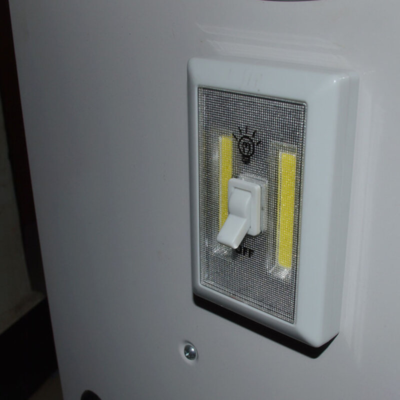 Interruptor de pared COB cuadrado, cobertizo de luz LED, inalámbrico, con batería, iluminación para el hogar, garaje