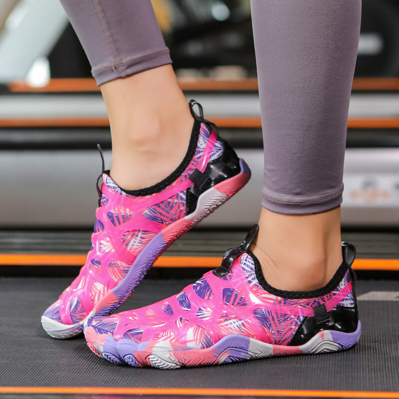 Men Women's Indoor Fitness Shoes Pro Treadmill Shoes Pilates Yoga Jump Rope Shoes Breathable Outdoor Quick Dry Water Shoes