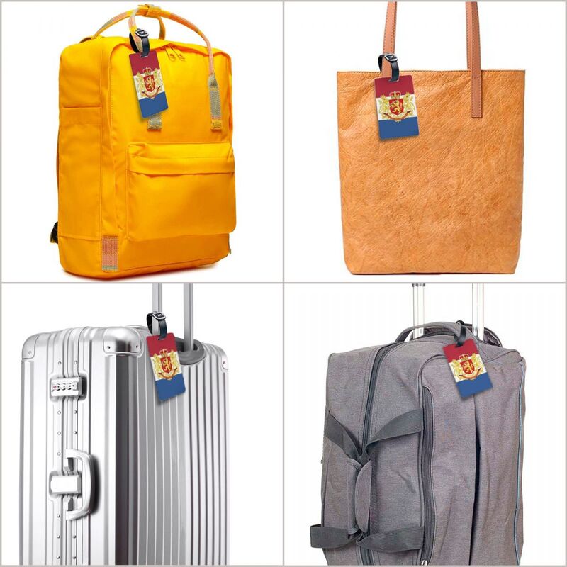 Герб Нидерландов под заказ, бирка для багажа под заказ, голландские ярлыки для багажа, личная Обложка, идентификационная бирка