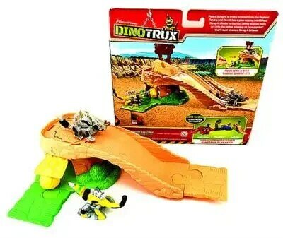 Dinotrux Dinosaur Truck avec boîte d'origine, mini modèles de voiture jouet, cadeaux pour enfants, nouveaux modèles de dinosaures