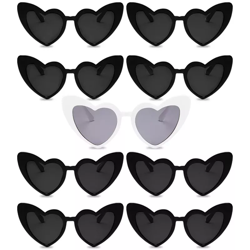 Bachelorette Party Heart Shaped Sunglasses Wedding Bridal Shower Decor Hen  Supplies Bride To Be Bridesmaid Gift Glasses
