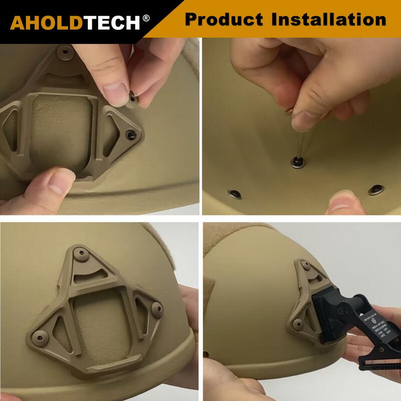 Aholdtech Tactische Helm Shroud Modulaire Bungee Wilcox L4 Nvg Mount Adapter Voor Snelle Mich Wendy Kogelvrije Helm Accessoires