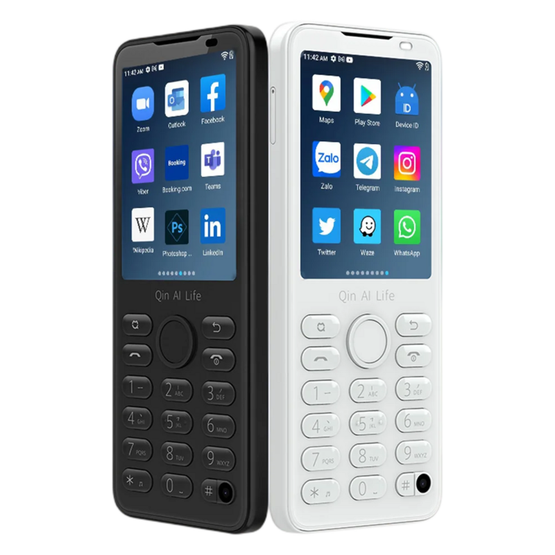 Google Play Store-teléfono inteligente Qin F21 Pro, pantalla táctil de 2,8 pulgadas, 3GB + 32GB / 4GB 64GB, Bluetooth 5,0