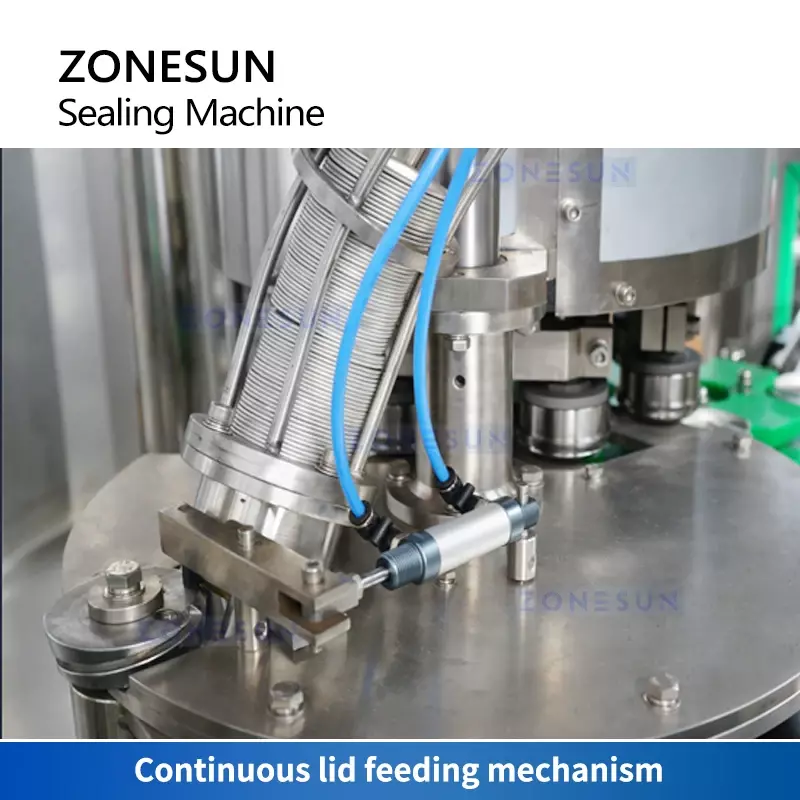 ZONESUN Automatic Beer Canning Line Tin Can Filling and Sealing Machine Can Filler Seamer Isobatic Filling ZS-CFS18-4