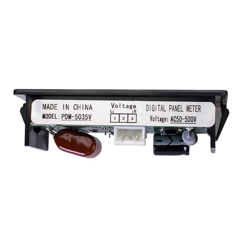 A2UD Frequency Meter Panel Digital Voltmeter Gauge AC50-500V 10.0-99.9 HZ