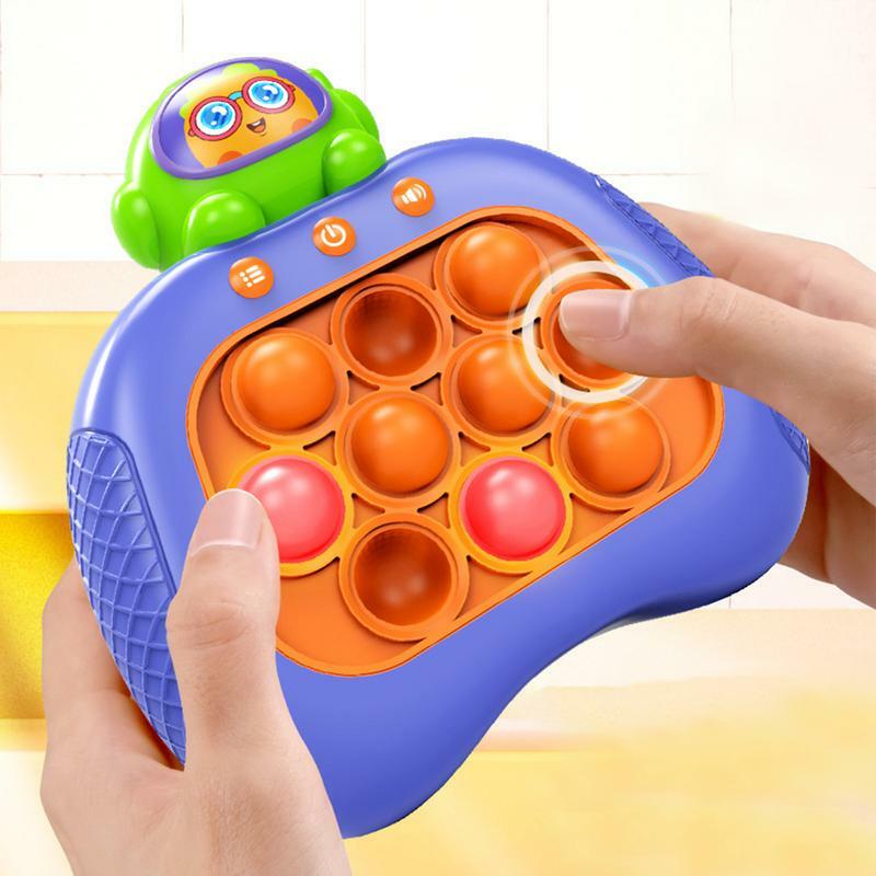 Máquina de jogos estourando para crianças, Cartoon Squeezing Brinquedos, Anti Stress, Jogo de estalo sensorial, Bubble Fidget Toy, Presentes para crianças