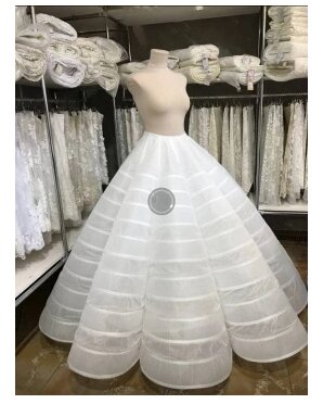Enagua de crinolina para vestido de baile, ropa interior antideslizante para boda, en Stock, 721