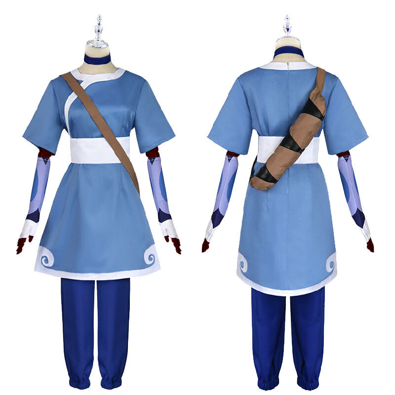 Аватар из аниме-фильма: Последний сарафан Катара, костюм для косплея Аватара, комплект униформы Aang для женщин и мужчин