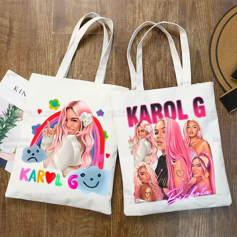 Manana Sera Bonito Karol G Merch Women Men Handbags Canvas Tomorrow Will Be Nice Tote Bags Reusable Cotton Capacity Shopping Bag