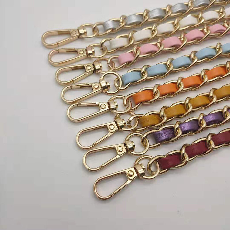 110cm Purse Chain Strap  Metal Chain Shoulder Strap Crossbody Handbag Chains Replacement Leather Shoulder Bag Straps Accessories