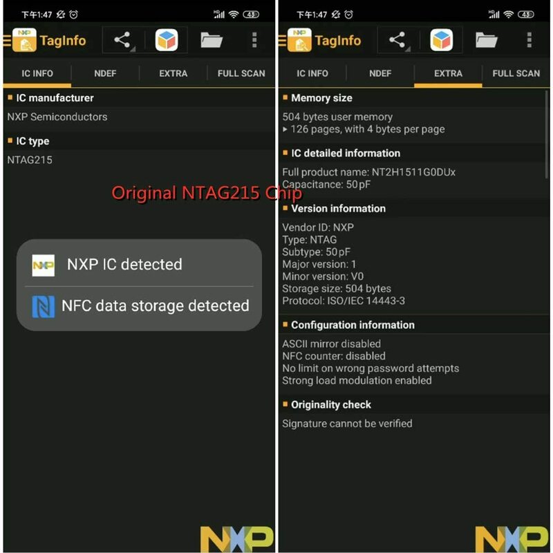 fast reading ntag card 20 sztuk NTAG215 pustych karta NFC do wielokrotnego zapisu kopii PVC 13.56MHz TagMo RFID na telefon osobiste skróty do automatyzacji 504 bajtów