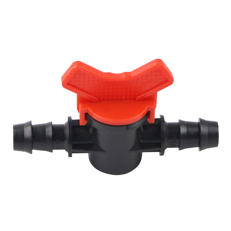 Conector de mangueira de gotejamento para construção e irrigação, PE Pipe Plug Valve, resistente e durável, perfeito para irrigação, 16mm x 16mm